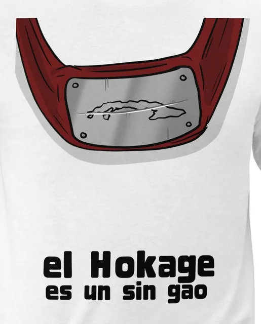 El sombrero de Hokage sobre una chapa de metal remachada